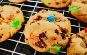 Milk Chocolate Chip M & M's Cookies